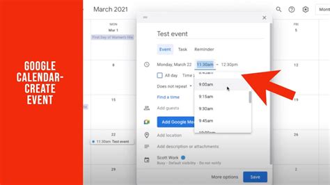 How to Create an Event in Google Calendar YouTube