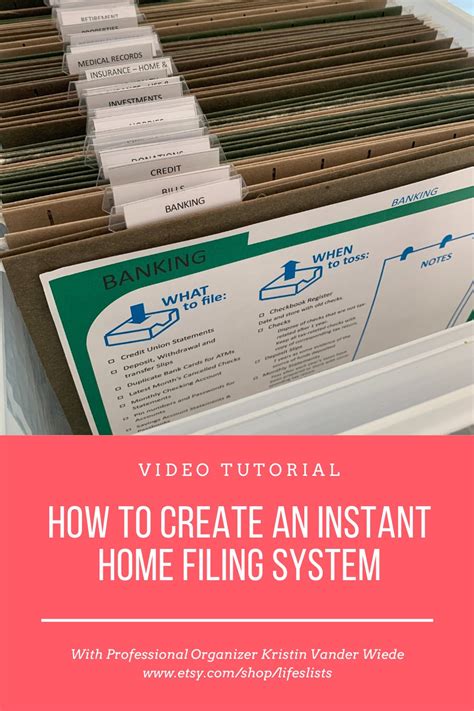 How to Create an Instant Home Filing System Livable Solutions