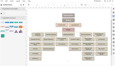How to Create an Organizational Chart in Word EdrawMax Online