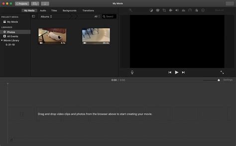 How to Create an iMovie Project