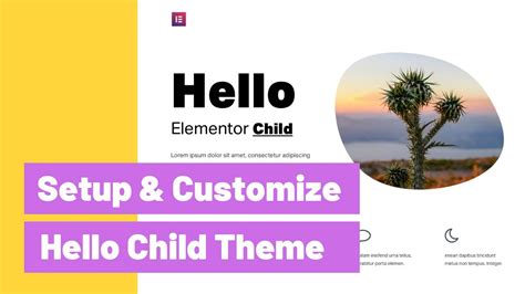 How to Create and Customize a WordPress Child Theme - Elementor