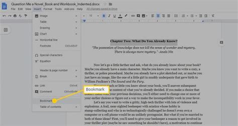 How to Create and Use Google Docs Bookmarks