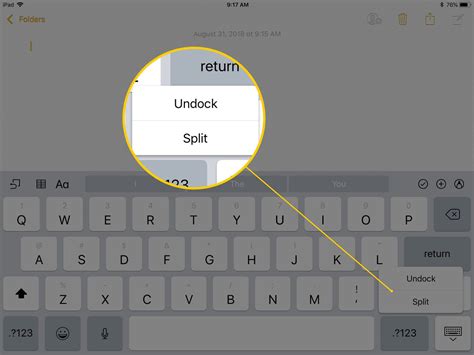How to Create the iPad Split Keyboard