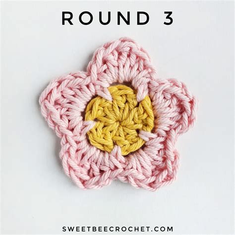 How to Crochet Flower Applique Free BeginnerFriendly Pattern