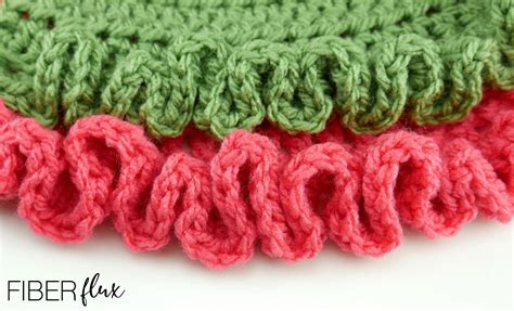 How to Crochet Ruffle Edging
