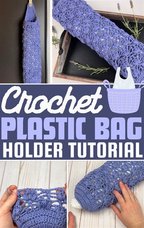 How to Crochet a Grocery Bag Holder Tutorial Step by Step