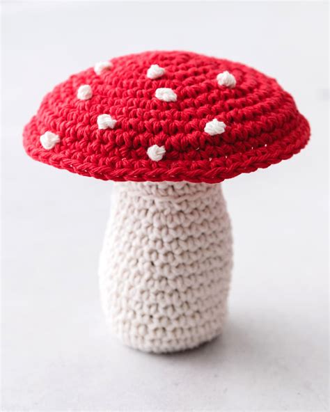 How to Crochet a Mushroom + Free Pattern Sarah Maker