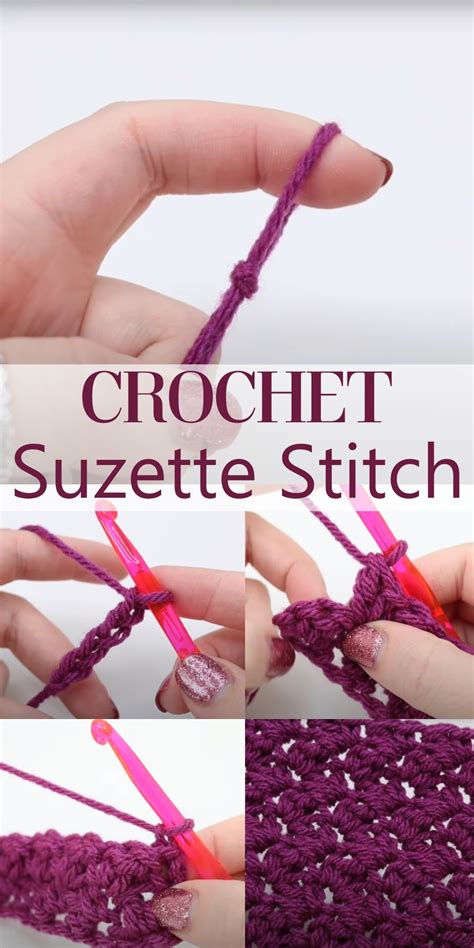 How to Crochet the Suzette Stitch (Easy Tutorial Pattern)