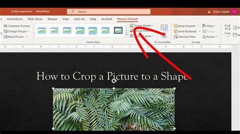 How to Crop To Shape parts of PowerPoint slide