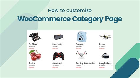 How to Customize Category Page