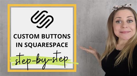 How to Customize Squarespace Form Buttons YouTube
