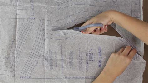 How to Cut Out Sewing Pattern Pieces