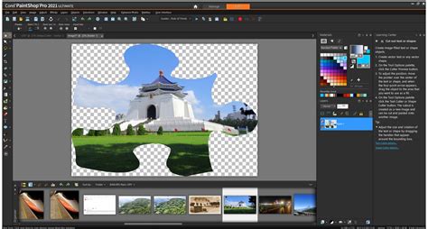 How to Cut an Image Into a Shape With PaintShop Pro
