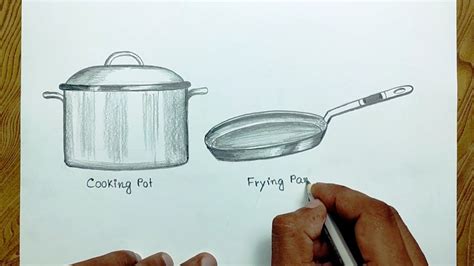 How to DRAW COOKING step by step YouTube