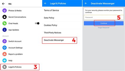 How to Deactivate Facebook Messenger