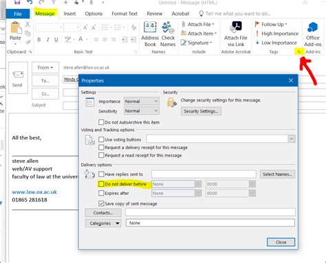 How to Delay or Schedule an Email in Outlook