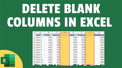 How to Delete Blank Columns in Excel (4 Quick Ways)