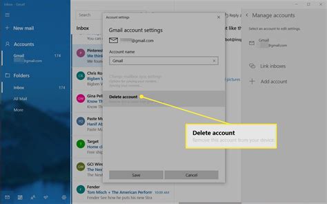 How to Delete Email Accounts in Outlook or Windows Mail