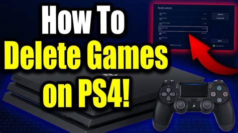 How to Delete Games on PS4 Easy Guide Step By Step
