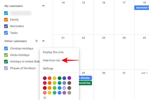 How to Delete Holidays in Google Calendar