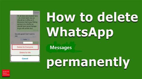 How to Delete Messages From WhatsApp