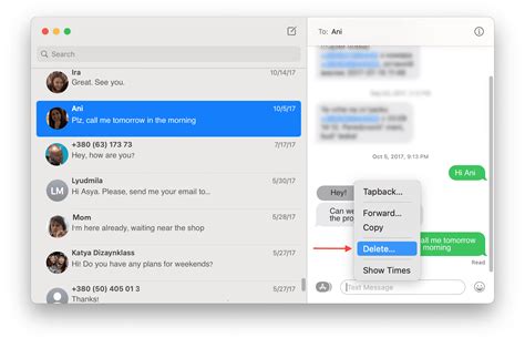 How to Delete Messages on a Mac