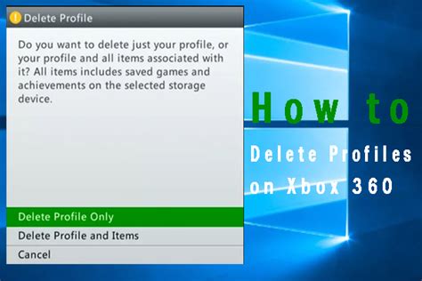How to Delete Profiles on Xbox 360 and Xbox One