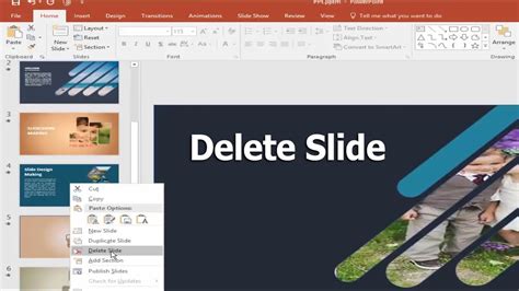 How to Delete Slide from Existing PowerPoint Document 2017 YouTube