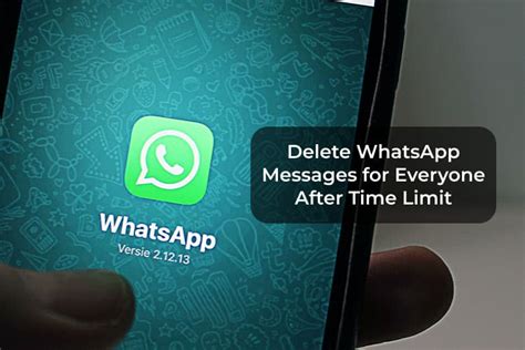 How to Delete WhatsApp Messages for Everyone after Long Time …