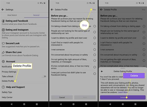 How to Delete Your Facebook Dating Profile or Take a Break 