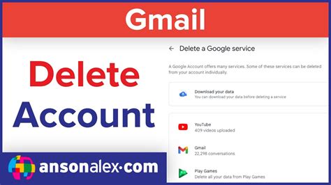 How to Delete Your Gmail Account