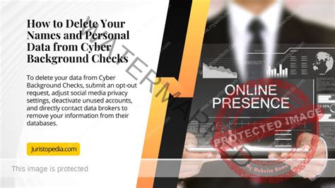 How to Delete Your Names and Personal Data from Cyber Background Checks