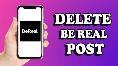 How to Delete a BeReal Post (Quick Tutorial) YouTube