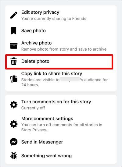 How to Delete a Facebook Story