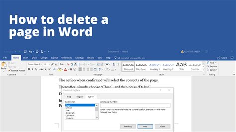 How to Delete a Page in Word A Stepbystep Guide