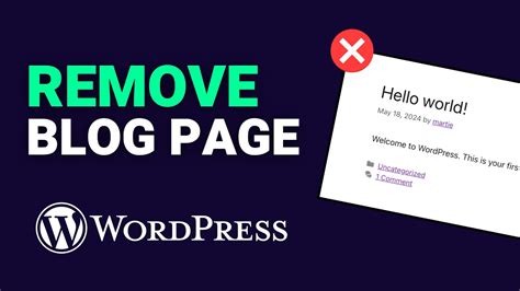 How to Delete a Post in WordPress YouTube