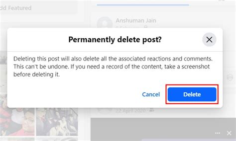 How to Delete a Post on Facebook