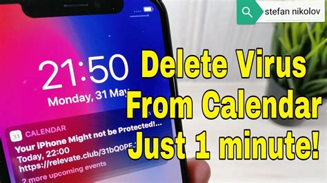 How to Delete iPhone calendar virus. Easy Method!!! Ios 13 and lower