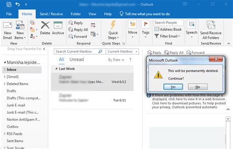 How to Delete items in Outlook 2010 HowTech