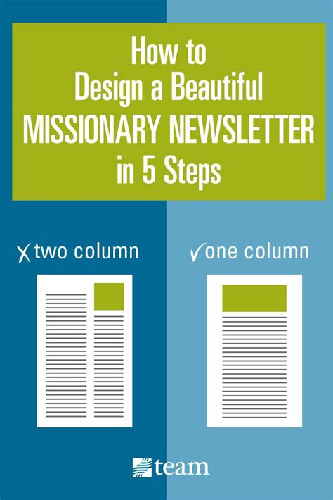 How to Design a Beautiful Missionary Newsletter in 5 Steps TEAM
