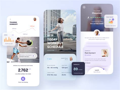 How to Design a Fitness App UI in Sketch LaptrinhX