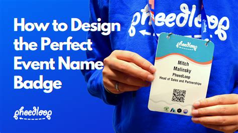 How to Design the Perfect Event Name Badge
