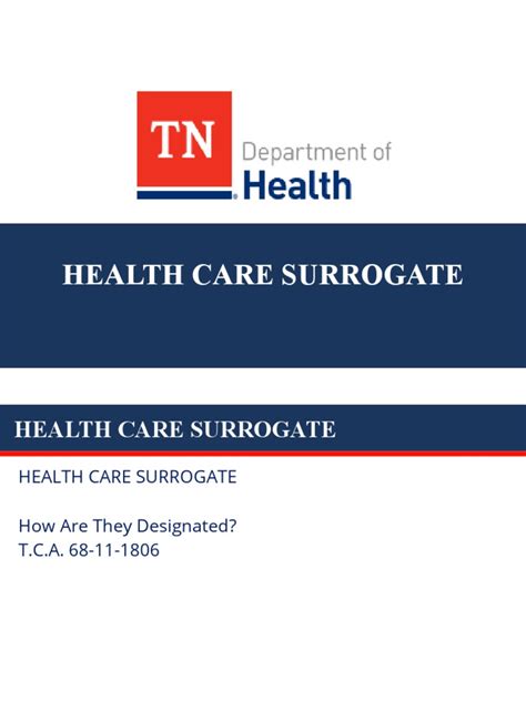 How to Designate a Health Care Surrogate