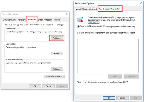 How to Disable Data Execution Prevention