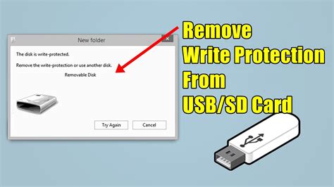 How to Disable Write Protection from USB Drives and Memory Cards