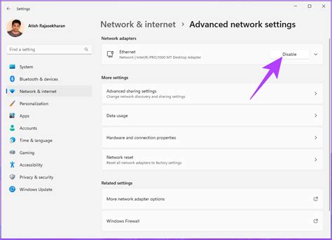How to Disable a Network Adapter in Windows 11