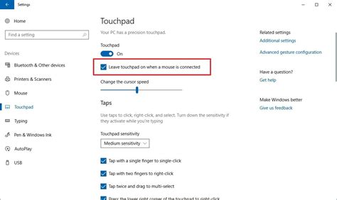 How to Disable the Touchpad on Windows 10