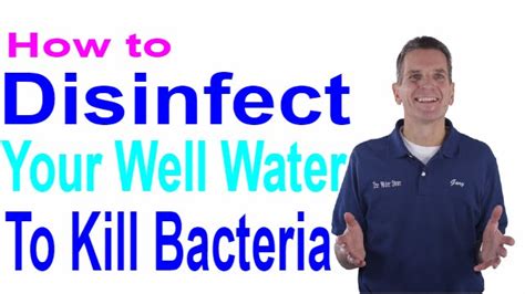 How to Disinfect Your Well Water to Kill Bacteria Water eStore