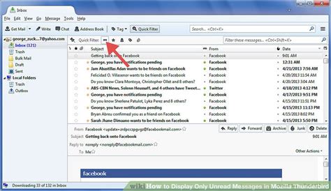 How to Display Only Unread Messages in Mozilla Thunderbird