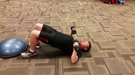 How to Do：DUMBBELL DECLINE FLOOR PRESS - YouTube